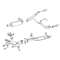 OEM Ram 1500 Clamp-Exhaust Diagram - 52110216AA