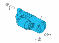 OEM Ford Transit-250 STARTER MOTOR ASY Diagram - LK4Z-11002-B