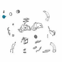OEM 2005 Mercury Monterey Blower Motor Diagram - XF2Z-19805-FA