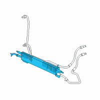 OEM 2005 Mercury Monterey Transmission Cooler Diagram - 5F2Z-3F749-B