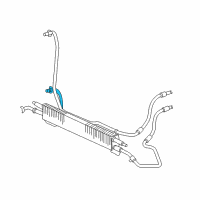 OEM 2004 Ford Freestar Cooler Line Diagram - 6F2Z-7R081-A