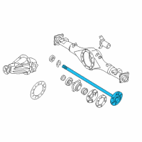 OEM 2002 Toyota Tundra Axle Shafts Diagram - 42311-34040