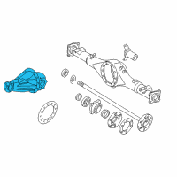 OEM 1995 Toyota Tacoma Carrier Assembly Diagram - 41110-35751