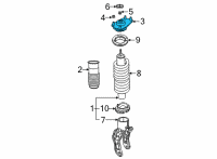 OEM Jeep Grand Cherokee L SHOCK UPPER Diagram - 68410395AA