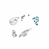 OEM 2004 Infiniti QX56 Key Set-Cylinder Lock Diagram - K9810-7S600