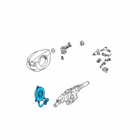 OEM 2010 Nissan Titan Sensor Assembly-Steering Angle Diagram - 47945-AS500