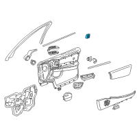 OEM 1998 Buick Park Avenue Switch Asm-Door Lock Diagram - 25650589