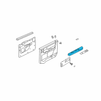 OEM 2009 Ford Expedition Armrest Pad Diagram - 7L1Z-7827618-AB