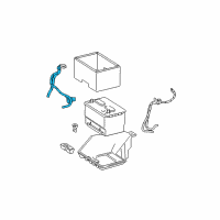 OEM 2007 Dodge Ram 1500 Battery Positive Cable Diagram - 56051877AE