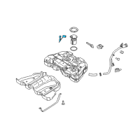 OEM Lincoln Fuel Gauge Sending Unit Diagram - HG9Z-9A299-G