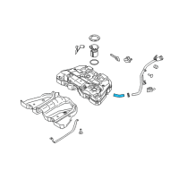 OEM Ford SSV Plug-In Hybrid Filler Hose Diagram - DG9Z-9047-C