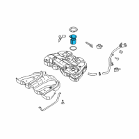 OEM 2017 Ford Fusion Fuel Pump Diagram - HG9Z-9H307-K