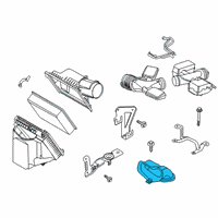 OEM Ford F-350 Super Duty Air Inlet Tube Diagram - LC3Z-9C675-A