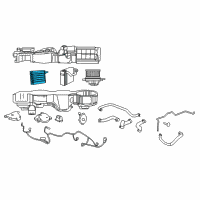 OEM Chrysler Core-Heater Diagram - 5166549AA