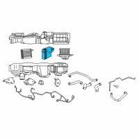 OEM Chrysler Sebring EVAPORATOR-Air Conditioning Diagram - 68234946AA