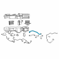 OEM Chrysler Sebring Hose-Heater Supply Diagram - 4596713AE