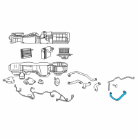 OEM 2006 Chrysler Sebring Hose-Heater Return Diagram - 4596741AF