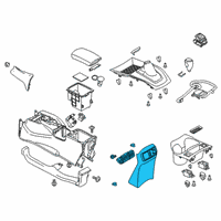 OEM 2020 Nissan Rogue Sport Finisher-Console Box Diagram - 96930-6FK0A