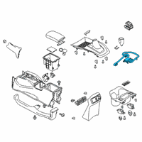 OEM 2022 Nissan Rogue Sport Indicator Assy-Auto Transmission Control Diagram - 96940-6FL0A