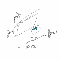 OEM 2005 Chrysler Sebring Handle-Exterior Door Diagram - MR777041