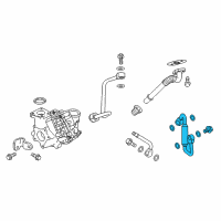 OEM Chevrolet Water Inlet Pipe Diagram - 24587022