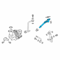 OEM Chevrolet Express 3500 Oil Outlet Tube Diagram - 12625844