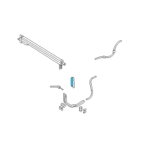 OEM Hyundai Entourage Hose-Oil Cooler Diagram - 25421-4D930