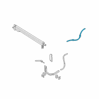 OEM 2008 Kia Sedona Hose Assembly-Oil Cooler Diagram - 254204D900