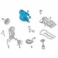 OEM 2021 Kia Niro EV Manifold Assembly-Intake Diagram - 2831003HA0