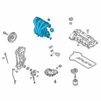 OEM 2017 Hyundai Ioniq Manifold Assembly-Intake Diagram - 28310-03HA0