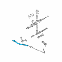 OEM 2005 Chevrolet Express 1500 Drag Link Diagram - 12479169