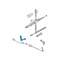 OEM 2015 GMC Savana 3500 Idler Arm Diagram - 19178433