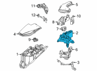 OEM 2021 Toyota Mirai Relay Box Diagram - 82666-62130