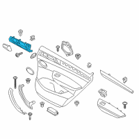 OEM 2017 BMW X3 Rear Left Door Opener Diagram - 51-42-7-237-717