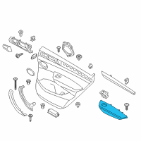 OEM 2015 BMW X4 Armrest, Left Diagram - 51-41-7-250-819