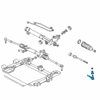 OEM 2007 Chevrolet Impala Rod Kit, Steering Linkage Outer Tie Diagram - 26086580