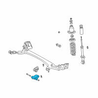 OEM 2002 Toyota Prius Mount Bracket Diagram - 48727-47010