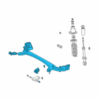 OEM 2001 Toyota Prius Axle Beam Diagram - 42110-47021