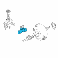 OEM BMW Brake Master Cylinder Diagram - 34-31-6-754-880