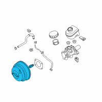 OEM 2016 Infiniti QX70 Booster Assy-Brake Diagram - D7210-1CA6B