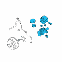 OEM Infiniti QX70 Cylinder Assy-Brake Master Diagram - D6010-JK51A