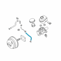 OEM 2009 Infiniti FX35 Hose-Booster Diagram - 47471-1CD0B