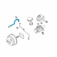 OEM 2017 Infiniti QX70 Hose Vac Tank Diagram - 47474-JK62E