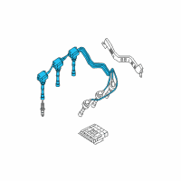 OEM 2004 Kia Sorento Ignition Coil Assembly Diagram - 2730039800