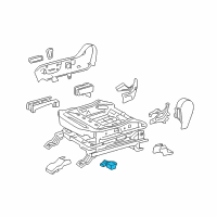 OEM 2020 Lexus GX460 Control Sub-Assy, Seat Heater Diagram - 87501-60040