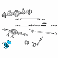 OEM 2020 Ram 2500 Cover Kit-Differential Diagram - 68458238AA