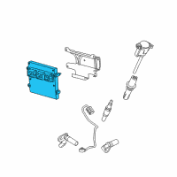 OEM 2009 Ford F-150 ECM Diagram - 9L3Z-12A650-SM