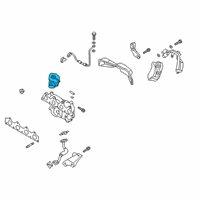 OEM Kia Solenoid Waste Gate Control Valve Diagram - 394002B400