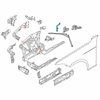 OEM 2020 BMW 430i Gran Coupe Strut, Partition Wall Diagram - 51-61-7-326-244