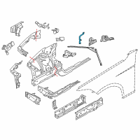 OEM 2013 BMW ActiveHybrid 3 Strut, Partition Wall Diagram - 51-61-7-326-244